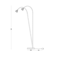 less'n'more Athene SL3 LED-Stehleuchte – Bild 4