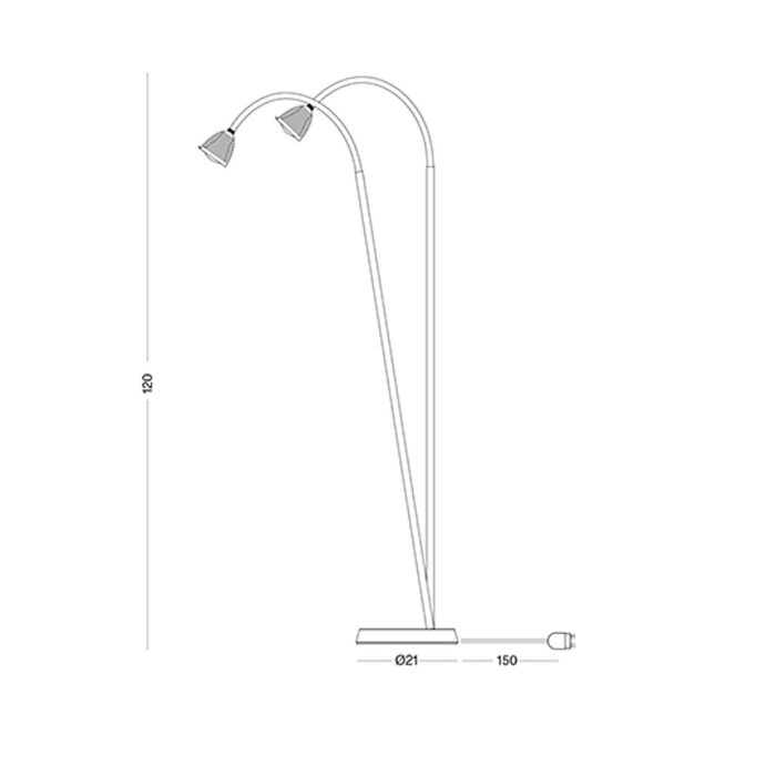 less'n'more Athene SL LED-Stehleuchte – Bild 4