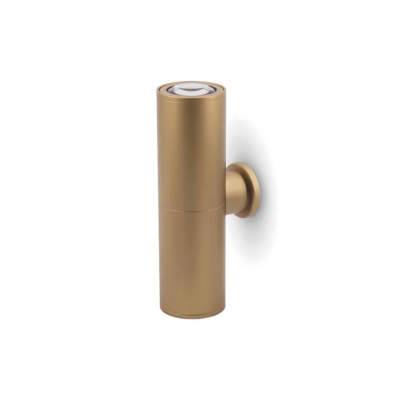 less'n'more Athene Zweiflammig LED-Wandleuchte Gold matt