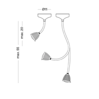 less'n'more Athene WDL LED-Wand- und Deckenleuchte – Bild 5