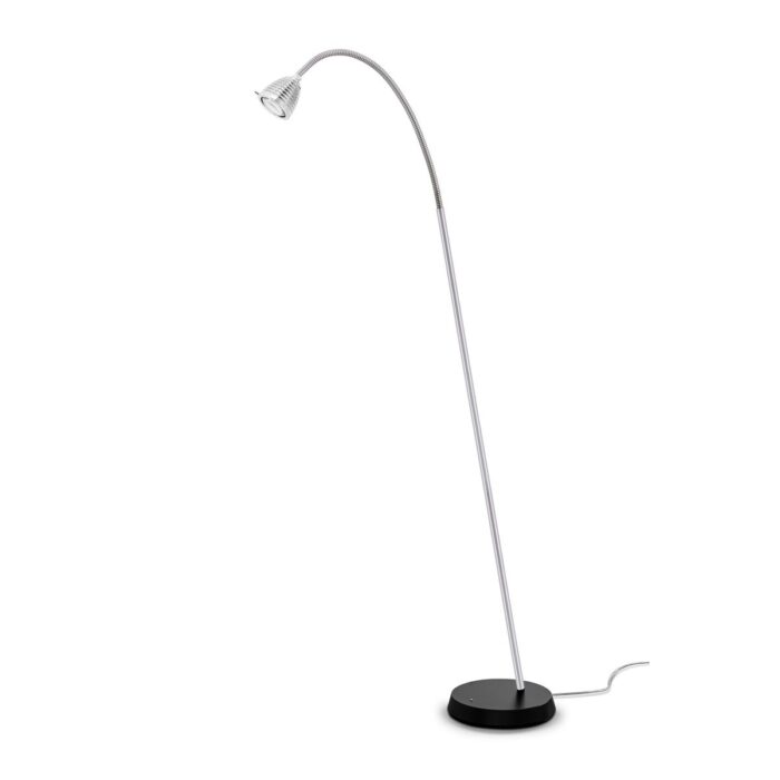 Less'n'More Athene SL LED-Stehleuchte Aluminium