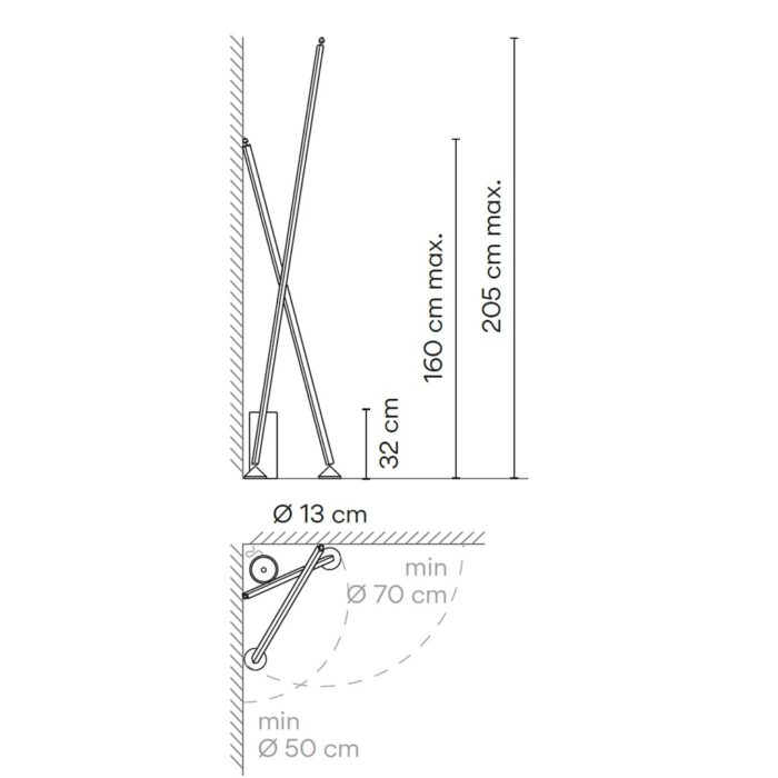 Vibia Sticks Solo 7338 Stehleuchte – Bild 4