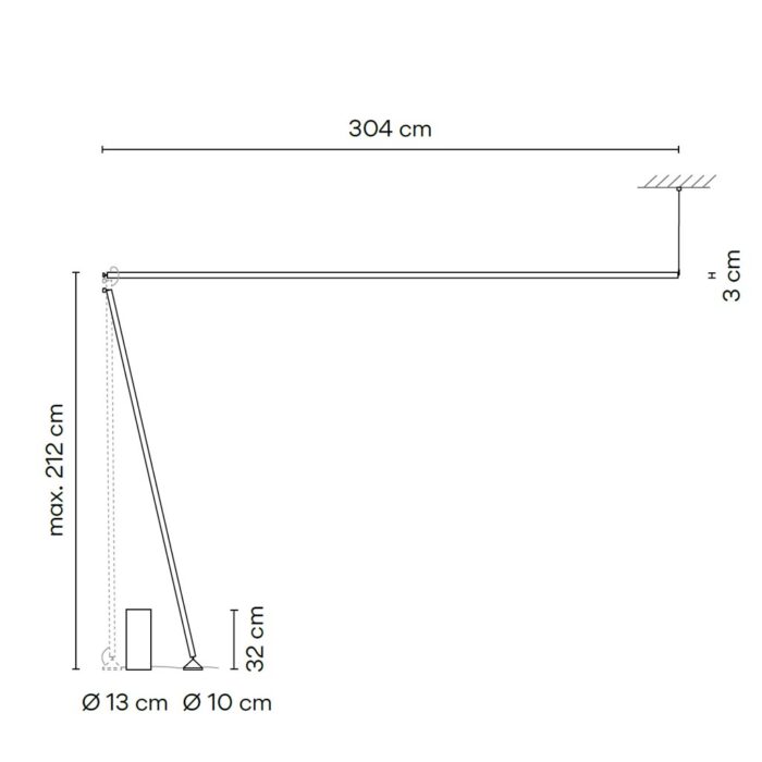 Vibia Sticks Solo 7378 Stehleuchte – Bild 4