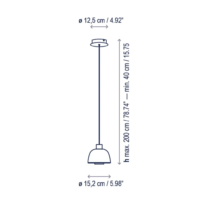 Bover Drep S/01 Pendelleuchte – Bild 15