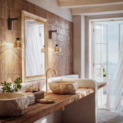 Bover Drep A/01 Wandleuchte über Waschbereich