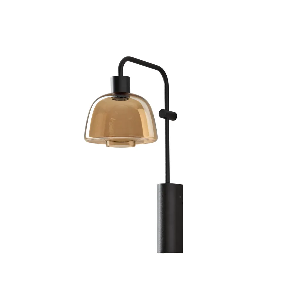 Bover Drep A/04 Wandleuchte Amber Mirror