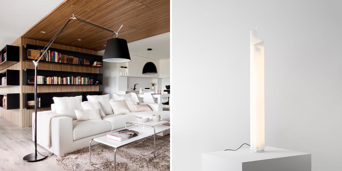Ikonische Designer Stehleuchten von Artemide