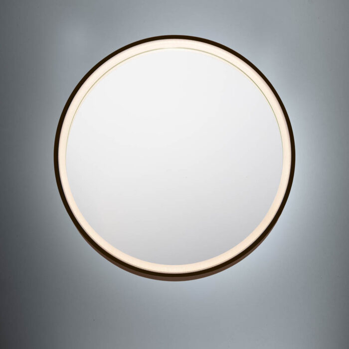 ESCALE Loud You Wandleuchte mit Spiegel Bronze 65 cm