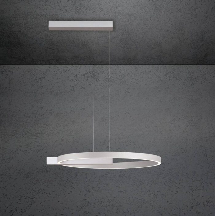 ESCALE Midnight Pendelleuchte Single 60 cm Alu Alu