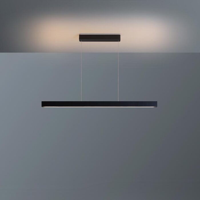 ESCALE Viala LED-Pendelleuchte 115 cm Schwarz