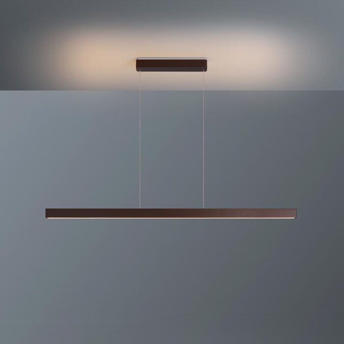 ESCALE Viala LED-Pendelleuchte 145 cm Bronze