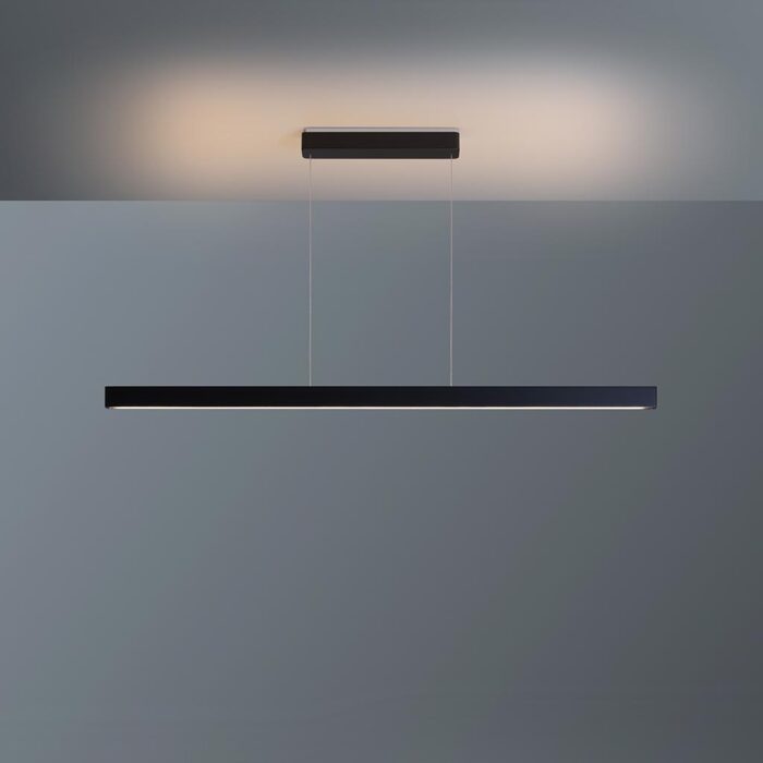 ESCALE Viala LED-Pendelleuchte 145 cm Schwarz