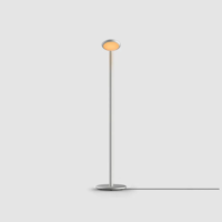 GRAU Parrot Floor Stehleuchte Silber mit Kabel