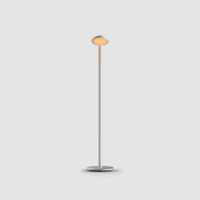 GRAU Parrot Floor Stehleuchte Silber
