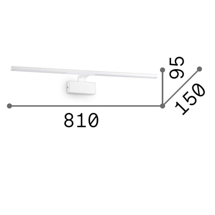 Ideal Lux Alma Spiegelleuchte Bad – Bild 6