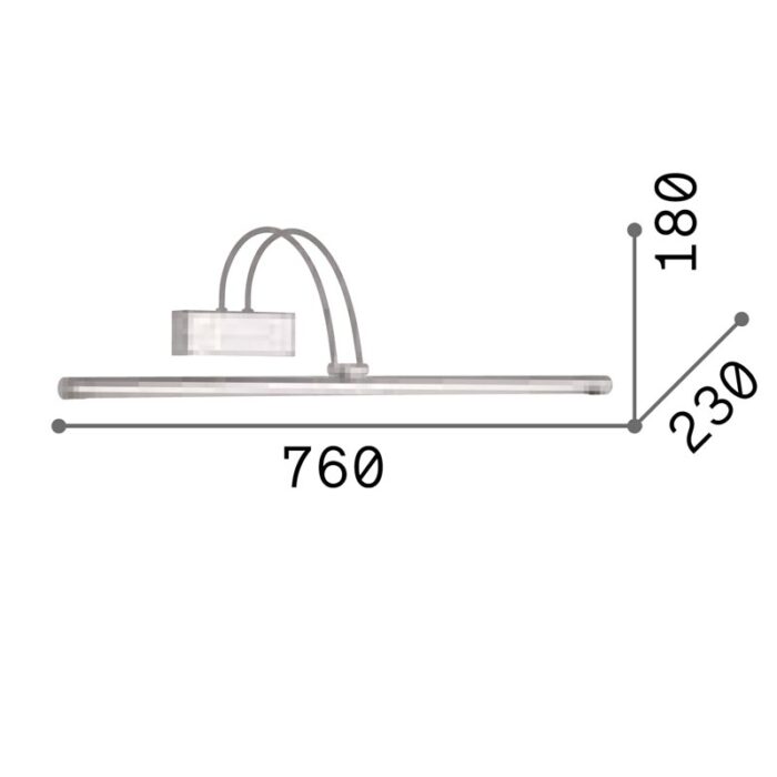 Ideal Lux Bow Spiegelleuchte Bad – Bild 7