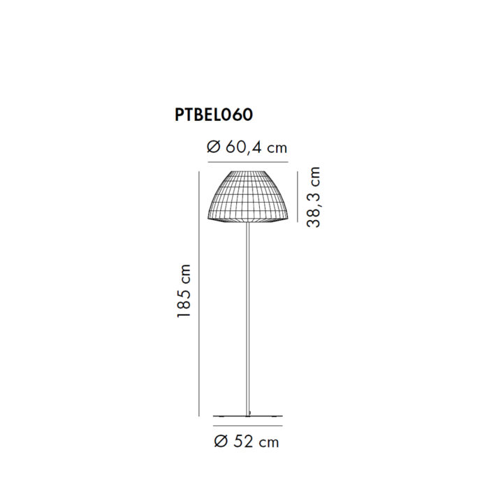 Axolight Bell Floor Stehleuchte 60 cm