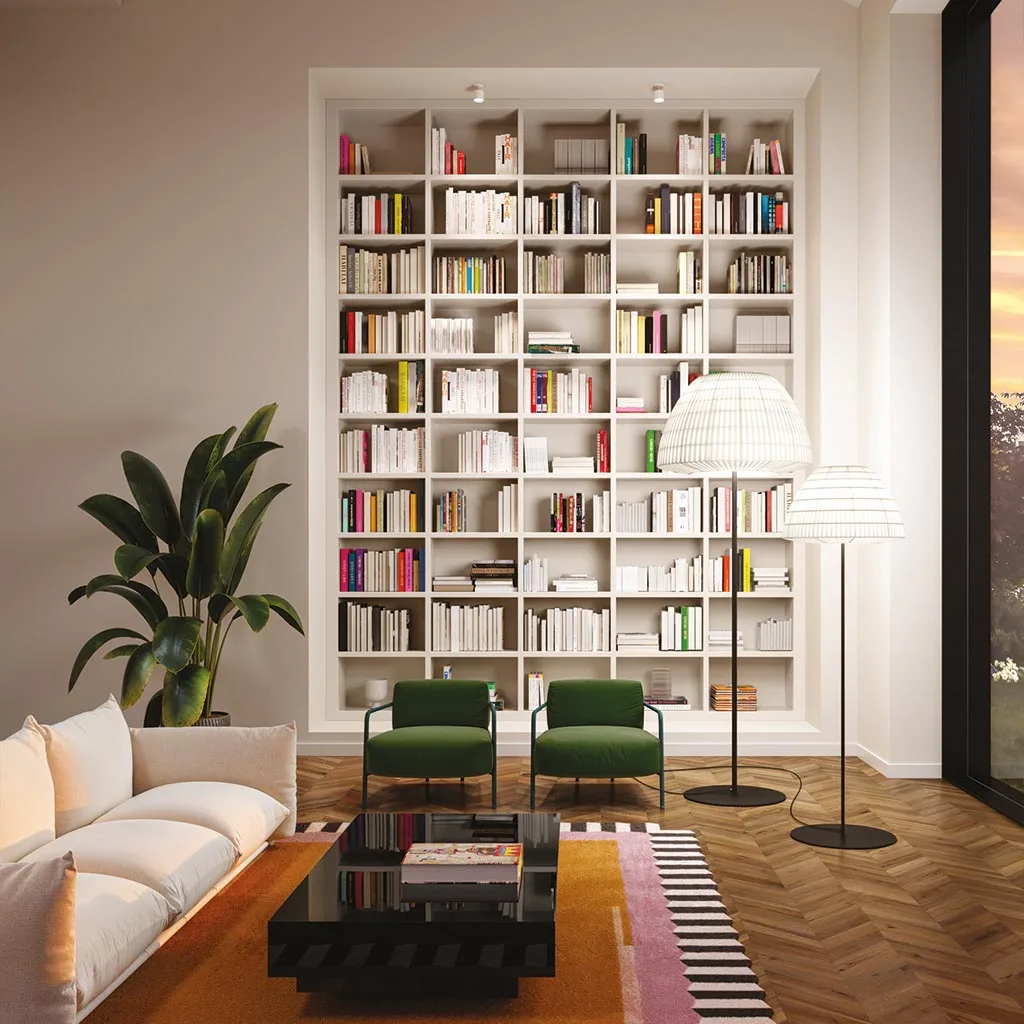 axolight-bell-floor-stehlampe-ambiente-1 Axolight Bell Stehleuchte im Wohnzimmer