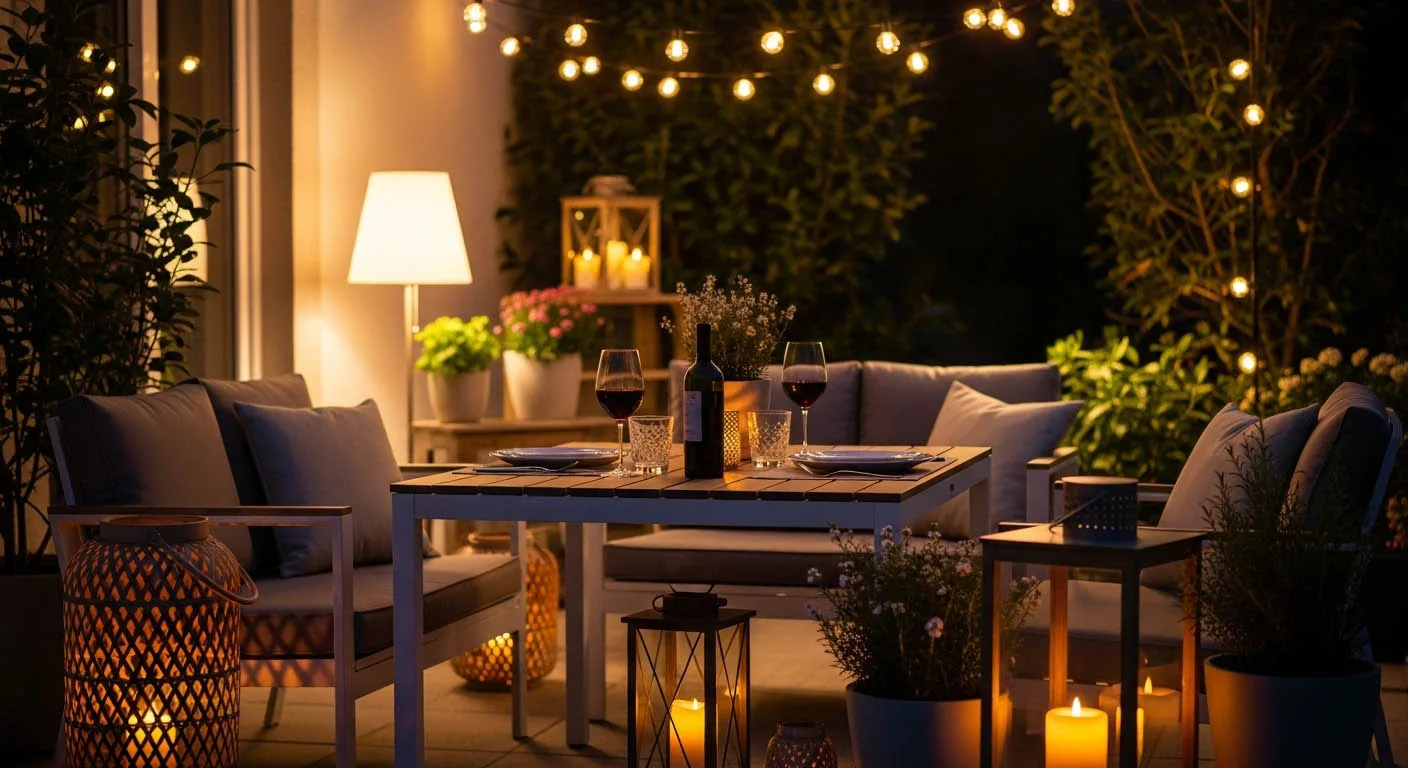 Lichtfarbe Balkonbeleuchtung