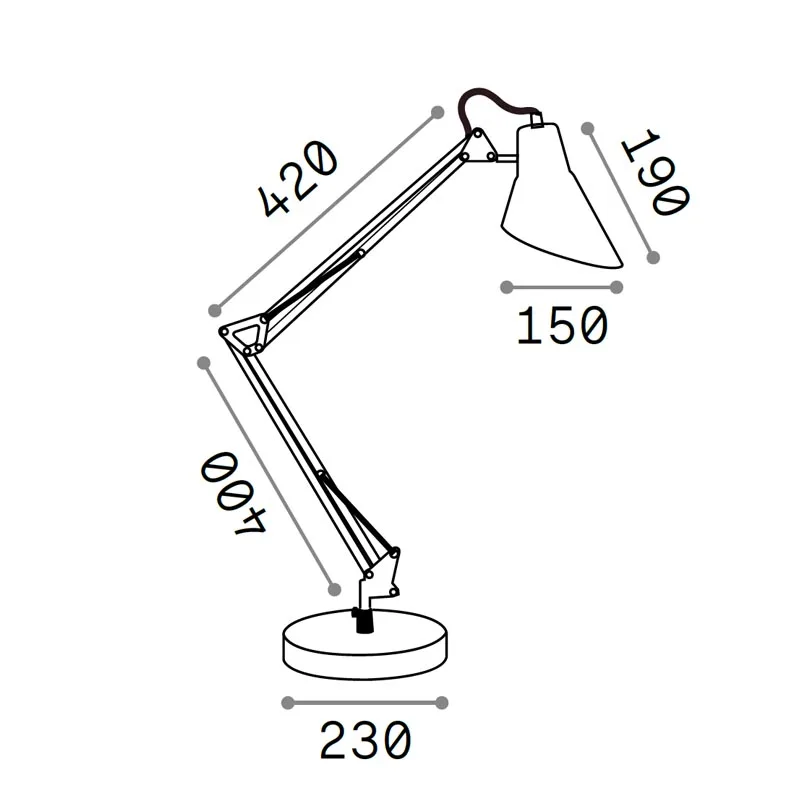 Ideal Lux Sally TL1 Tischleuchte – Bild 4