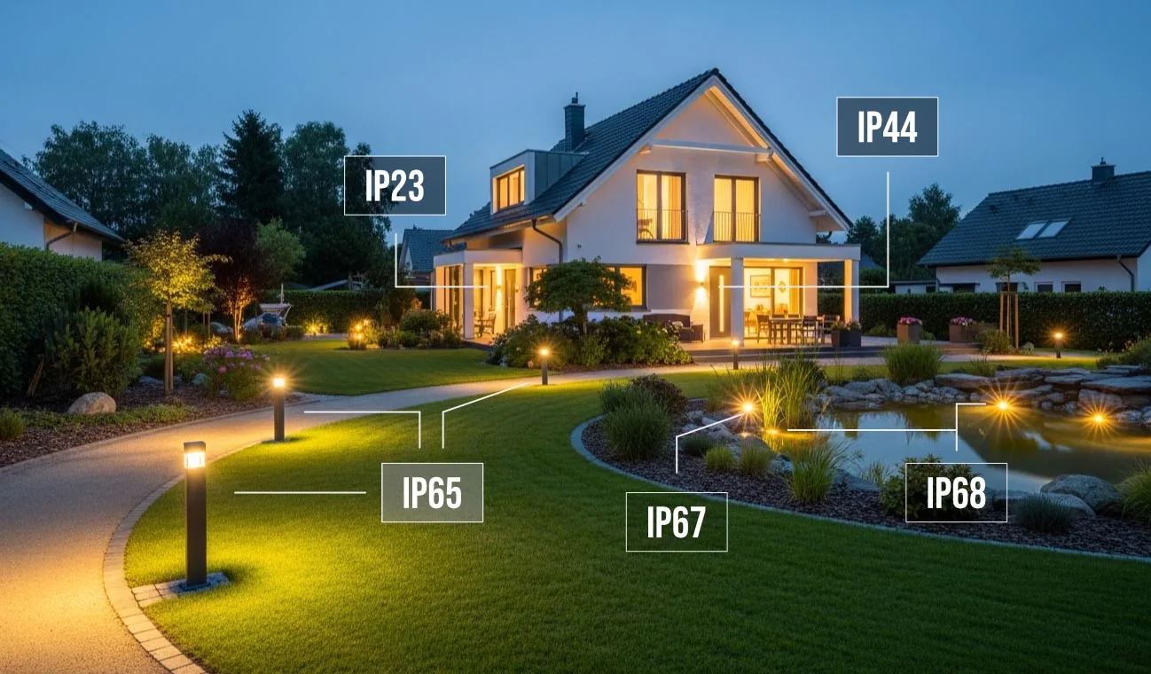 Die IP Schutzarten im Außenbereich