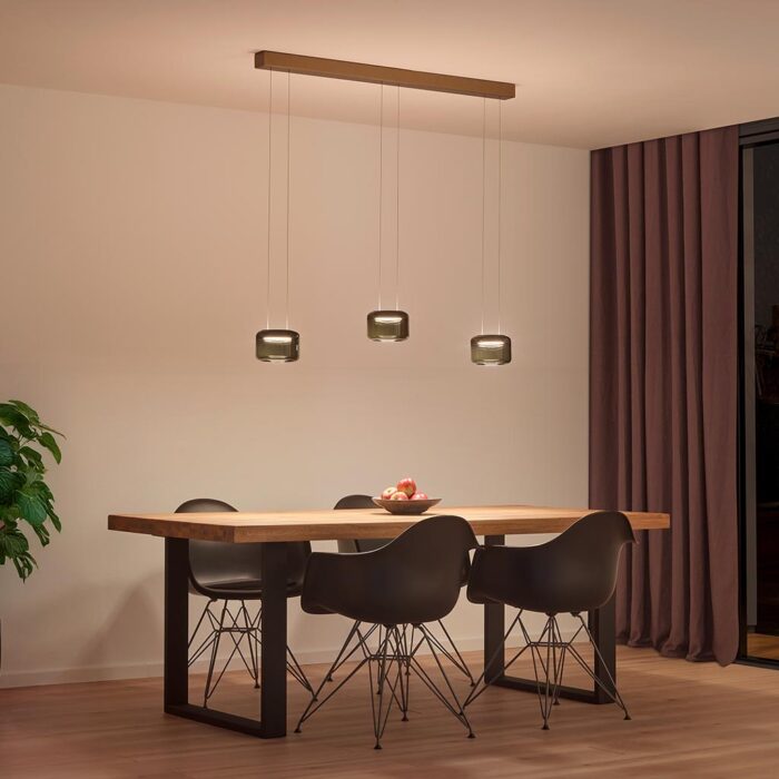 Knapstein SIDRA-3 LED-Pendelleuchte dreiflammig – Bild 2