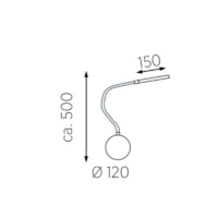 Knapstein TESSA-W-Flex LED-Wandleuchte – Bild 6