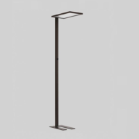 prediger.base p.144 LED Office-Stehleuchte, zweiseitig strahlend Earth Black