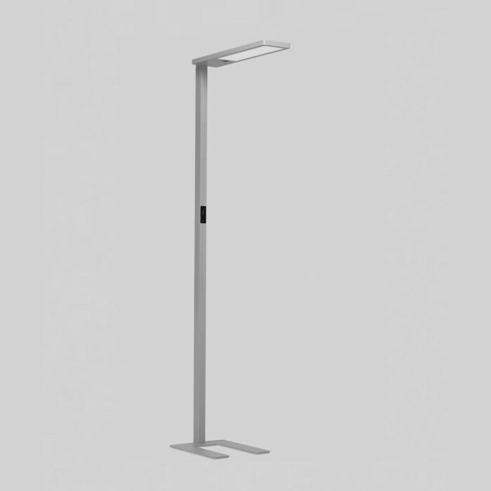 prediger.base p.145 LED Office-Stehleuchte, zweiseitig strahlend Screed Grey