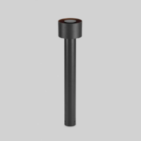 prediger.base p.147 LED-Pollerleuchte Grafit Gold