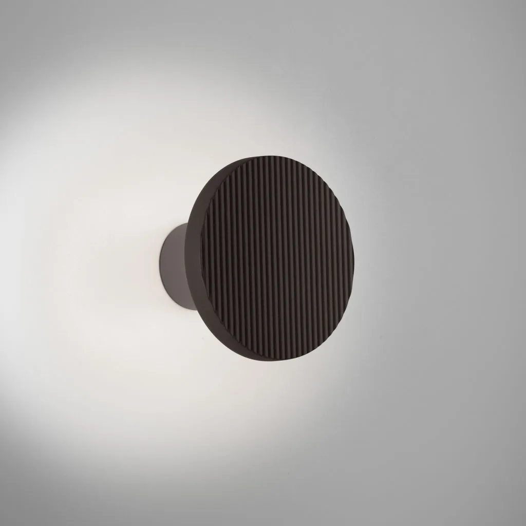 Bover Arid A/01 Outdoor Wandleuchte Ebenholz Schwarz