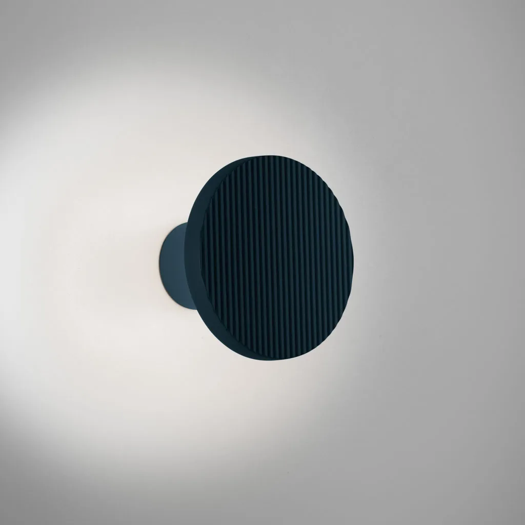 Bover Arid A/01 Outdoor Wandleuchte Grau Blau