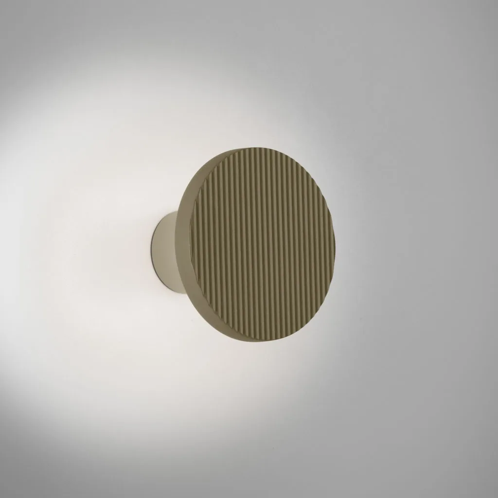 Bover Arid A/01 Outdoor Wandleuchte Olivgrün