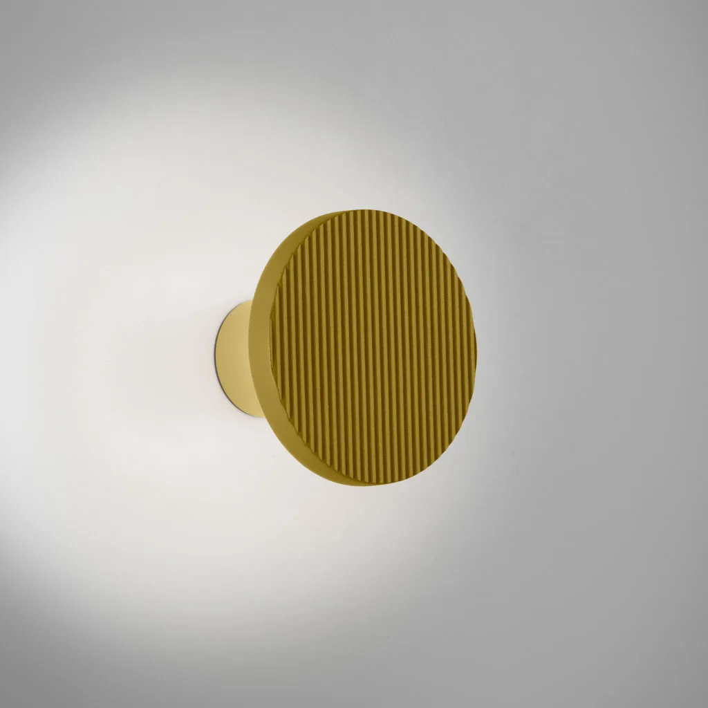 Bover Arid A/01 Outdoor Wandleuchte Sandgelb