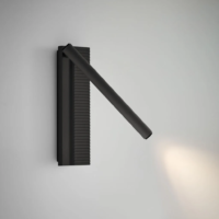 Bover Arid A/02 Wandleuchte Links Ebenholz Schwarz