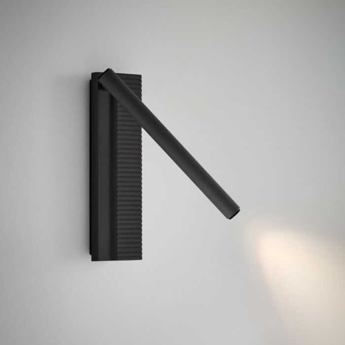 Bover Arid A/02 Wandleuchte Links Ebenholz Schwarz