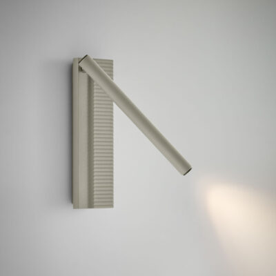 Bover Arid A/02 Wandleuchte Links Kieselgrau