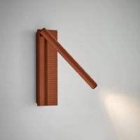 Bover Arid A/02 Wandleuchte Links Terracotta