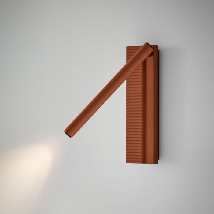 Bover Arid A/02 Wandleuchte Rechts Terracotta