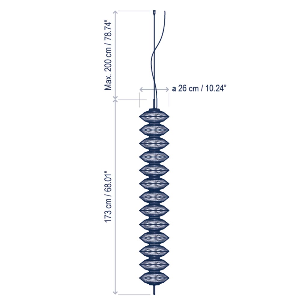 Bover Yunyun S/13S Pendelleuchte – Bild 7