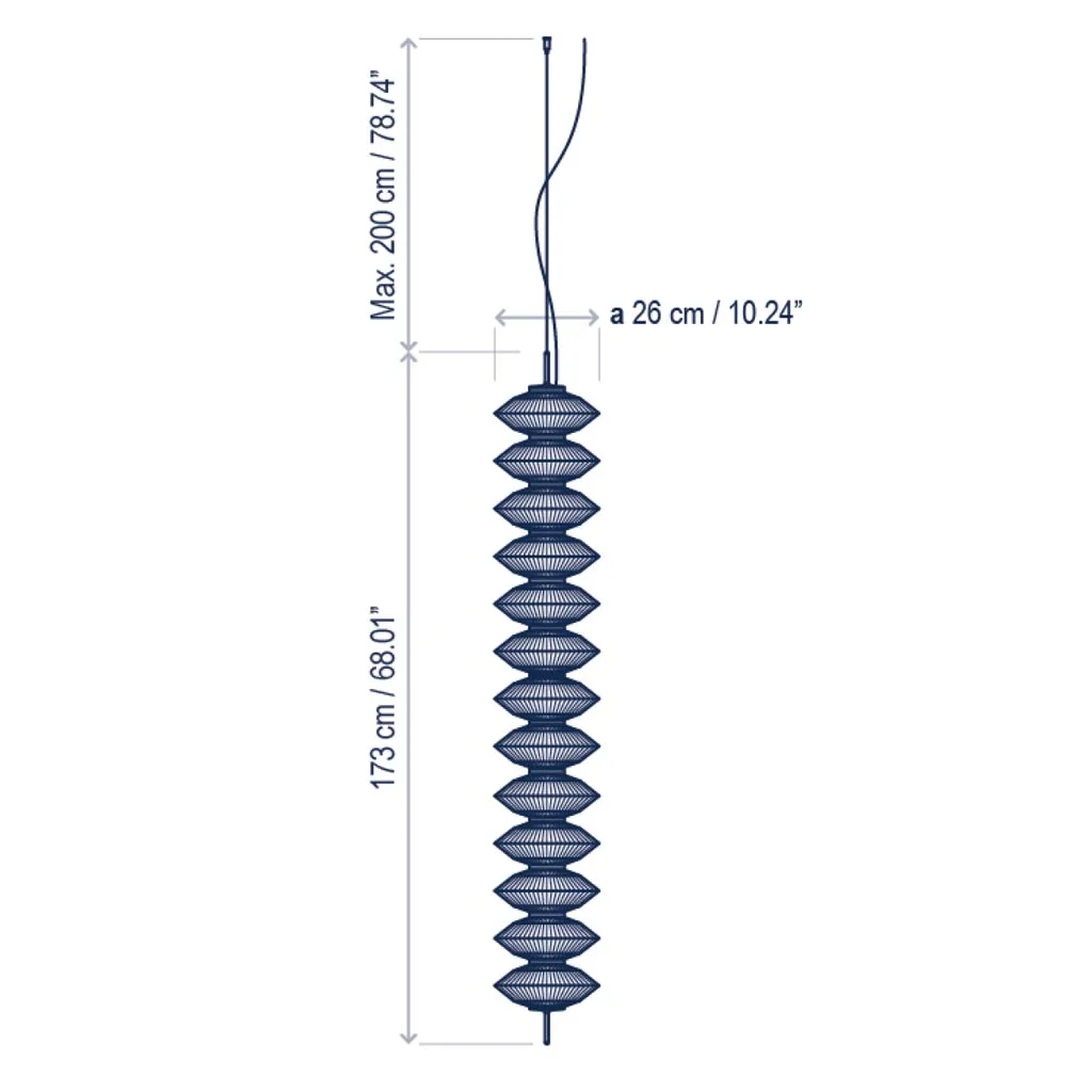 Bover Yunyun S/13S Pendelleuchte – Bild 7