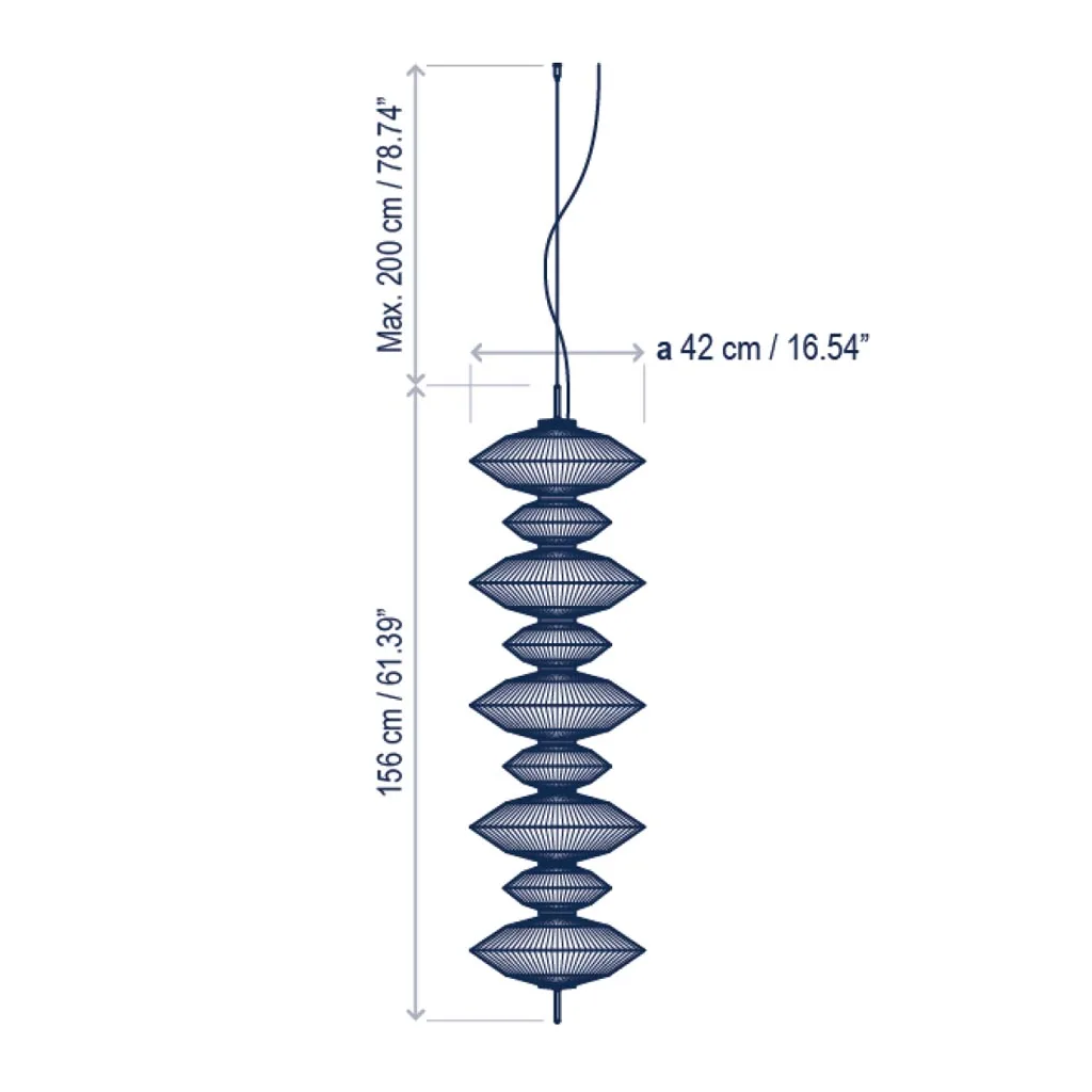 Bover Yunyun S/9C Pendelleuchte – Bild 6