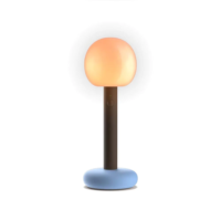 GRAU Fire LED-Tischleuchte mit Akku Silent Eart