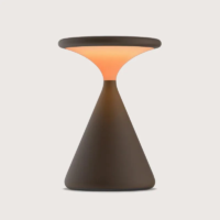 GRAU Salt LED-Tischleuchte mit Akku Chocolate