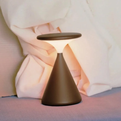 GRAU Salt LED-Tischleuchte mit Akku