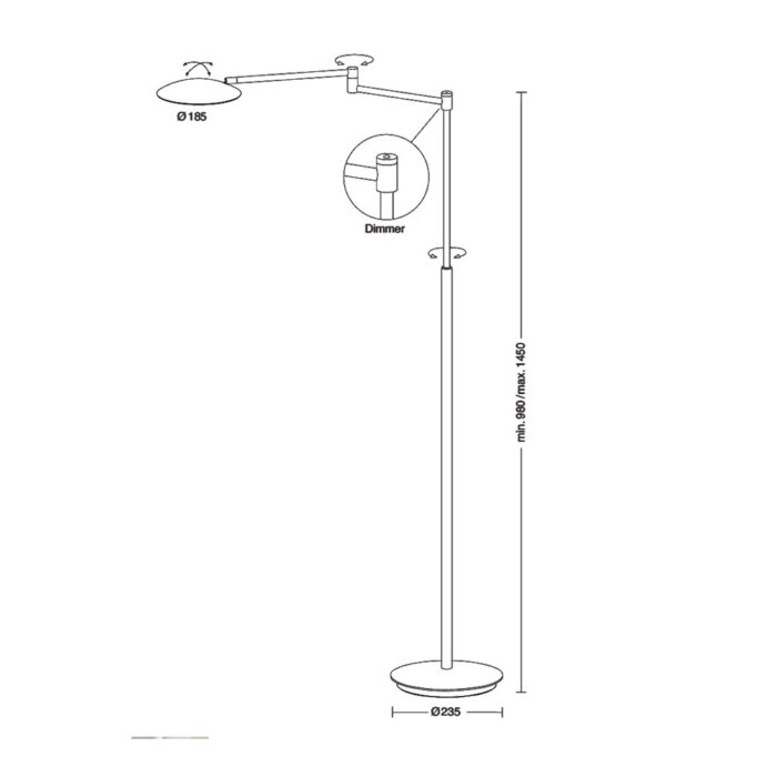 Holtkötter Lector LED-Stehleuchte – Bild 14