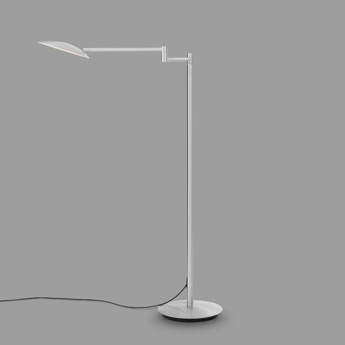 Holtkötter Lector LED-Stehleuchte Aluminium Matt