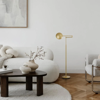 Holtkötter Lector LED-Stehleuchte Wohnzimmer Ambiente