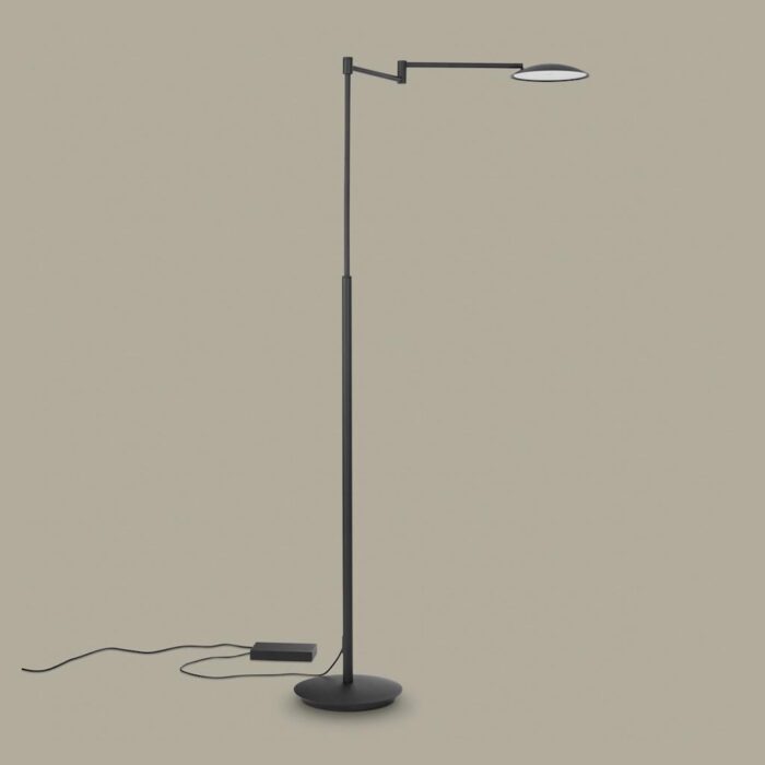 Holtkötter Lector LED-Stehleuchte Schwarz