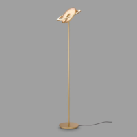 Holtkötter Supernova Linear LED-Deckenfluter Eloxal Messing